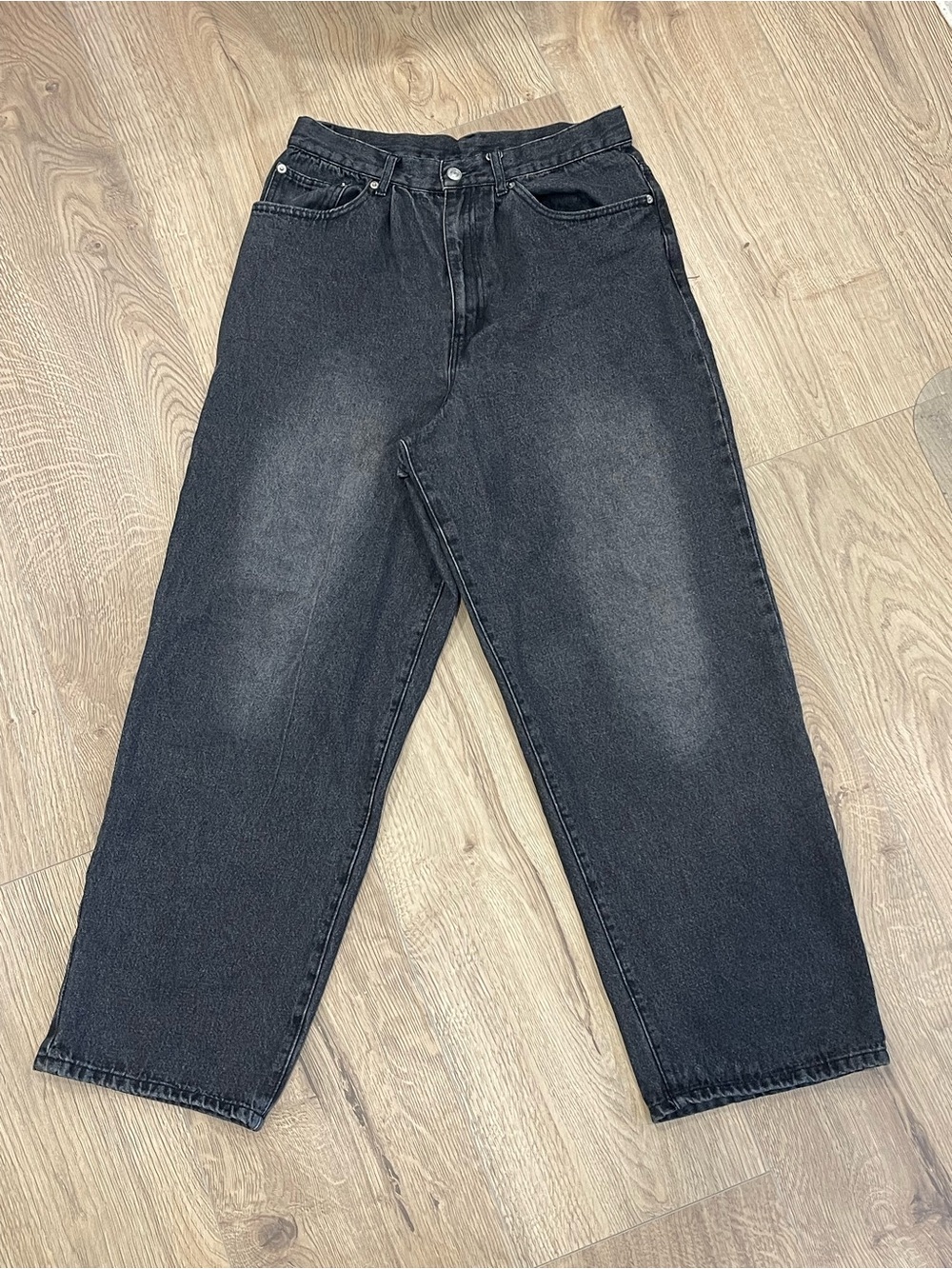 Baggy MONO-MART Washed Black Jeans M 30 Waist